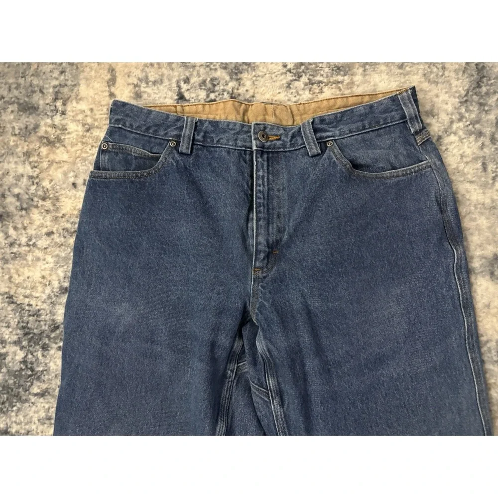 Duluth Trading Ballroom Jeans Pants Relaxed Fit Denim Work Mens Sz 37x30 (35x30)